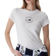 Camiseta blanca de mujer Tommy Hilfiger Tjw Slim