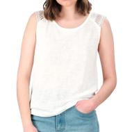 Débardeur Blanc Femme Deeluxe Sally