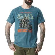 T-Shirt Bleu Homme Von Dutch ARTS