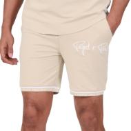 Pantalones cortos beige/blancos para hombre Project X Paris WW