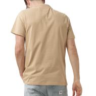 T-shirt Beige Homme Tommy Jeans Slim RIB Detail vue 2