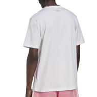 T-shirt Blanc Homme Adidas Logo Grf Tee vue 2