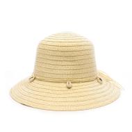 Chapeaux Blanc Via Lorenzo Cloche Camel