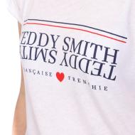 T-shirt Blanc Femme Teddy Smith Trobali vue 3