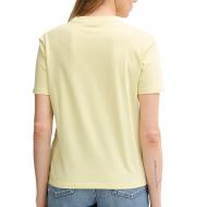 T-shirt Jaune Femme Calvin Klein Jeans Ss Classic vue 2