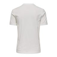 T-shirt Blanc Femme Only Rosemary vue 2