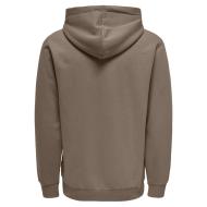 Sweat à Capuche Marron Clair Homme Only & Sons Ceres vue 2