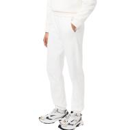 Jogging Blanc Femme Lacoste Fleece pas cher