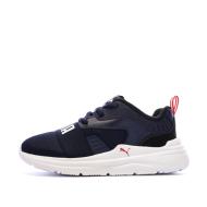 Puma Soft Wired 2 Sneaker für Jungen in Marineblau/Weiß/Rosa günstig