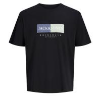 T-Shirt Noir Homme Jack & Jones Frederiksberg pas cher