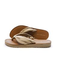 Tongs Beige Femme Tommy Hilfiger Th Elevated Beach