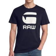 T-Shirt Marine Homme G-Star RAW Logo