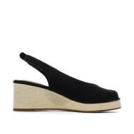Sandales Noires Femme Tommy Hilfiger Flags vue 2
