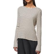 T-Shirt Beige Femme Pieces Iris pas cher