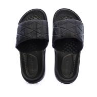 Claquettes Noir Homme Lacoste Serve Slide Dual 1251 vue 3