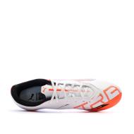 Chaussures de Foot Blanc/Orange Homme Puma Ultra 5 Play FG/AG vue 4
