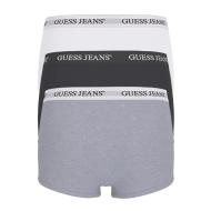 X3 Boxers Noir/Blanc/Gris Homme Guess Trunk vue 2
