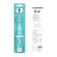 Brosse à Dents à Piles Blanc/Bleu Prodental RB-100 White Action pas cher