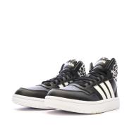Baskets Noires Femme Adidas Hoops vue 6