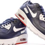 Baskets Marine Garçon Nike Air Max 90 vue 7