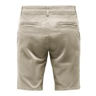 Short Chino Écru Homme ONLY & SONS 22026607 vue 2