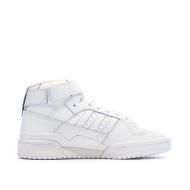 Baskets Blanches Homme Adidas Forum Mid vue 2