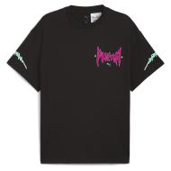 T-Shirt Noir Homme Puma Hoops X Rick And Morty pas cher