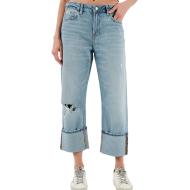 Jean Loose Bleu Femme Calvin Klein Jeans Relaxed pas cher