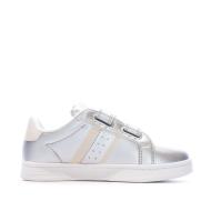 Baskets Blanche Argent/Blanc Fille Kappa Logo Alpha 2V vue 2