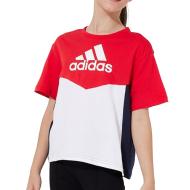 T-shirt Rouge Fille Adidas HM4548 pas cher
