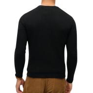 Pull Noir Homme Superdry Essential Slim Fit Crew Jumper vue 2