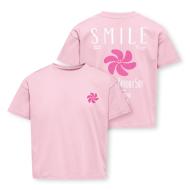 T-shirt Rose Fille Kids Only Sun-veras Flower vue 3