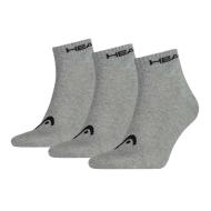 x3 Chaussettes Grises Mixte Head 0400 pas cher