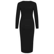Robe Longue Noir Femme Vila Nelly vue 3