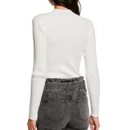 Pull Blanc Femme Morgan Meline vue 2