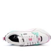 Basket Blanche/Roses/Turquoises Femme Puma R78 Disrupt vue 4