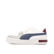 Baskets Blanches/Bleu Garçon Puma Block pas cher