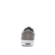 Baskets Grise Femme Vans Old Skool Check Bumper vue 3