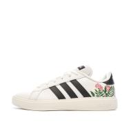 Baskets Blanches/Rouges Femme Adidas Grand Court Base 2.0 pas cher