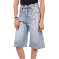 Bermuda Bleu Femme Monday Premium 121 pas cher