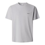 T-Shirt Gris Clair Homme Pepe jeans Contrast Connor pas cher