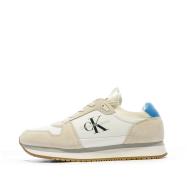 Baskets Blanche/Beige Homme Calvin Klein Jeans Runner Sock pas cher