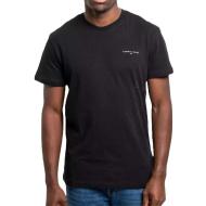 T-shirt Noir Homme Tommy Hilfiger Linear DM0DM21188
