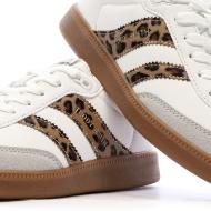 Baskets Blanc/léopard Femme Teddy Smith Zapato Blanco vue 7