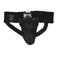 Coquille de Protection Slip Noir Homme Metal Boxe B146 pas cher