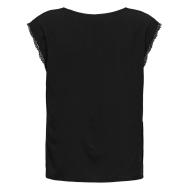 T-Shirt Noir Femme Only Selina vue 2