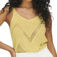 Top Crochet Jaune Femme Jdy 15226348