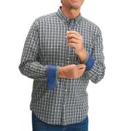 Chemise Blanche/Verte Homme TBS Sylasch