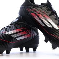 Chaussures de Foot Noir/Rouge Homme Adidas F50 League SG vue 7