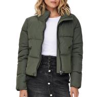 Doudoune Kaki Femme Only Dolly Puffer